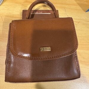 Vintage Brown Leather Women's Bag